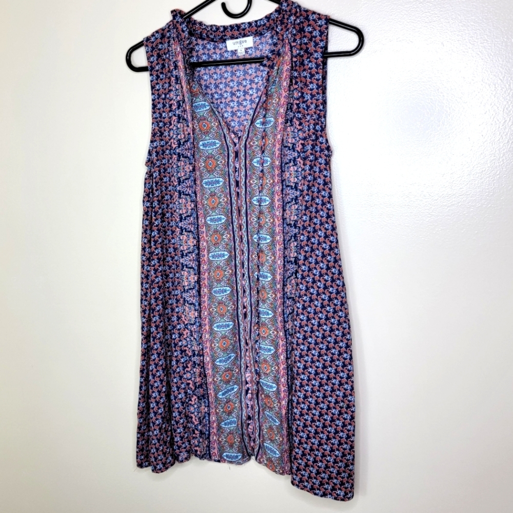 Umgee USA Tribal Babydoll Tunic dress - Picture 1 of 5